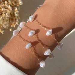 Pulseira De Pérola Delicada - P4299 - Lojas das Revendedoras