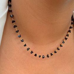 Colar detalhes preto - C572 - Lojas das Revendedoras