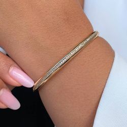 Bracelete com detalhes em micro zircônia linha Pre... - Lojas das Revendedoras