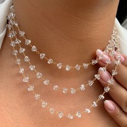 Chocker com cristais (untario) - C890 - Lojas das Revendedoras