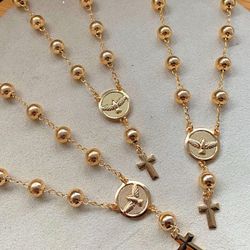 Pulseira terço espirito santo - p33661 - Lojas das Revendedoras