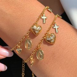 Pulseira religiosa (cada) - P3449 - Lojas das Revendedoras