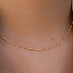 Chocker de bolinhas delicada - C1445 - Lojas das Revendedoras