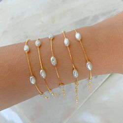 Pulseira de perola - P136 - Lojas das Revendedoras
