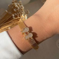 Pulseira de filhos cravejado - P50 - Lojas das Revendedoras