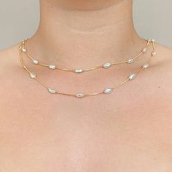 Chocker de perola - C116 - Lojas das Revendedoras