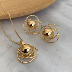 Conjunto de esfera - CON7492 - Lojas das Revendedoras