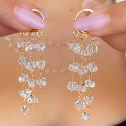 Brinco cascata - B85277 - Lojas das Revendedoras