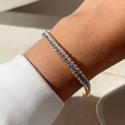 Pulseira em navetes - P80 - Lojas das Revendedoras