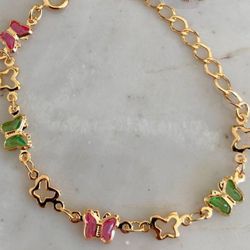 Pulseira infantil de borboleta coloridas (cada) - ... - Lojas das Revendedoras