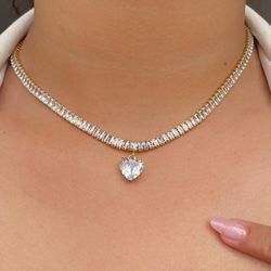 Chocker navetes com coração - C1521 - Lojas das Revendedoras