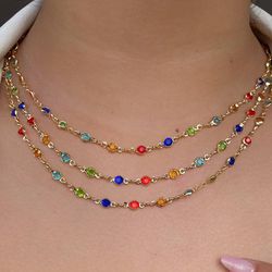 Chocker na zircônia coloridas (cada) - C1501 - Lojas das Revendedoras