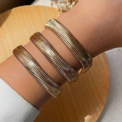 Pulseira de malha grossa (unitaria) - P3390 - Lojas das Revendedoras