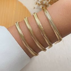 Pulseira de Malha fina 5mm - P1111 - Lojas das Revendedoras