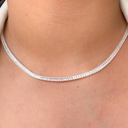 Choker na Navete (fecho trava) - C347 - Lojas das Revendedoras