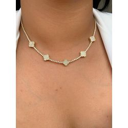 Conjunto trevo cravejado - CON4759 - Lojas das Revendedoras