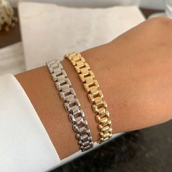 Bracelete de correntaria - P3306 - Lojas das Revendedoras