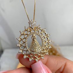 Colar Mandala Nossa Senhora - C1863 - Lojas das Revendedoras
