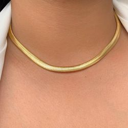 Chocker De Malha Lisa 40 Cm/ 6 Mm - C9678 - Lojas das Revendedoras