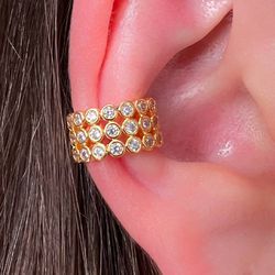 Piercing Fake Cravejado - B9770 - Lojas das Revendedoras