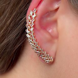 Brinco Ear Cuff Em Navetes - B9650 - Lojas das Revendedoras