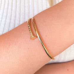 Bracelete Prego Liso - P1892 - Lojas das Revendedoras