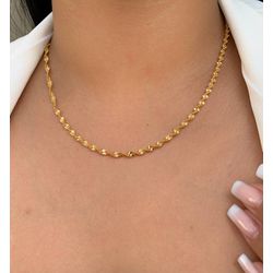Choker trançada Delicada - C8078 - Lojas das Revendedoras
