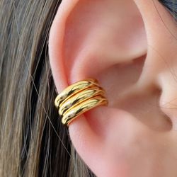 Piercing Fake Liso Três Aros - B1648 - Lojas das Revendedoras