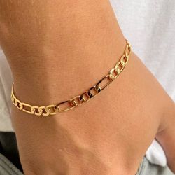 Pulseira masculina corrente 3 por 1 - P3318 - Lojas das Revendedoras