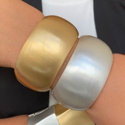 Bracelete maximalista acetinado BIJOUX - P3354 - Lojas das Revendedoras
