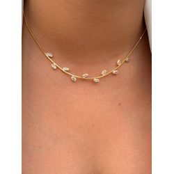 Chocker com detalhes zircônias - C7217 - Lojas das Revendedoras
