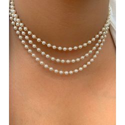 chocker de perolas delicadas (UNITARIO) - C7256 - Lojas das Revendedoras