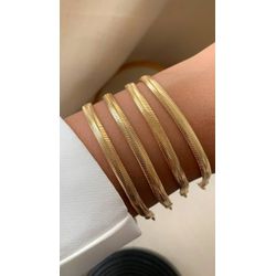 Pulseira de Malha fina 5mm - P1111 - Lojas das Revendedoras