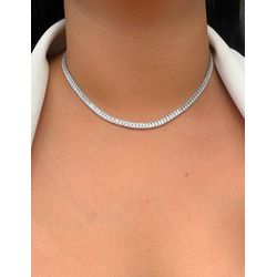  chocker na Navete 35cm + 10cm extensor - C359 - Lojas das Revendedoras