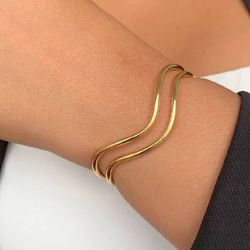 Bracelete de ondas - P4004 - Lojas das Revendedoras