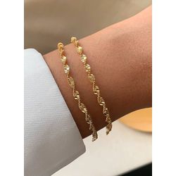 Pulseira de fita trançado (unitária) - P3363 - Lojas das Revendedoras