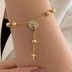 Pulseira São Bento de esferas - P3461 - Lojas das Revendedoras