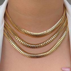 Colar Malha Snake 45cm (cada) - C15794 - Lojas das Revendedoras