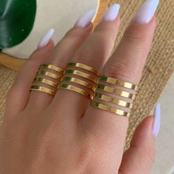 anel regulável de cinco fios (cada) - A9398 - Lojas das Revendedoras