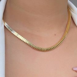 Colar de Escama lisa - C15774 - Lojas das Revendedoras