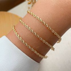 Pulseira cabo de aço fina (unitário) - P3142 - Lojas das Revendedoras