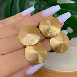 Brinco Orgânico Trabalhados - B85565 - Lojas das Revendedoras