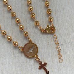 Pulseira de terço espirito santo - P275 - Lojas das Revendedoras