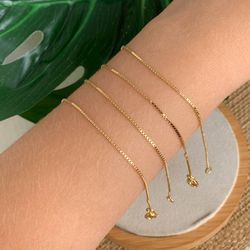 Pulseira com malha espiga (CADA) - P3027 - Lojas das Revendedoras