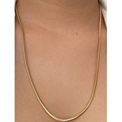 Colar de malha alongado 60cm - C15843 - Lojas das Revendedoras