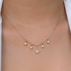 Colar de estrela - C15854 - Lojas das Revendedoras