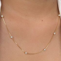 Colar de perolas 50cm - C15868 - Lojas das Revendedoras