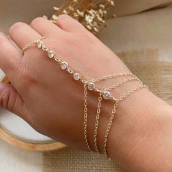 Pulseira de mão com ponto de luz - P3031 - Lojas das Revendedoras