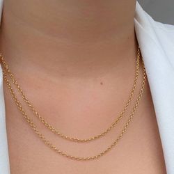 Colar de elos português (cada) 50cm - C15861 - Lojas das Revendedoras