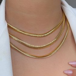 Choker de malha Lacraia (cada) 40cm - C15805 - Lojas das Revendedoras